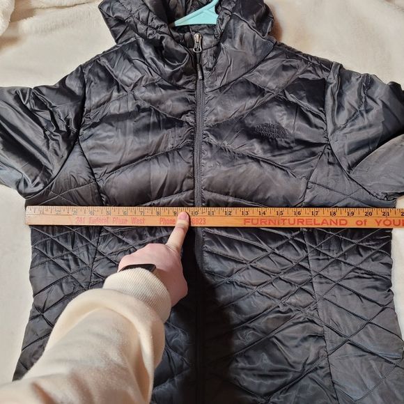 NORTH FACE Women's large Aconcagua Parka II Goose Down Hooded Jacket - Picture 6 of 10